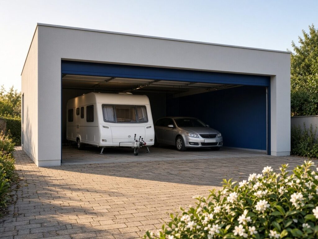 IGCP GmbH – Breitgaragen für Privatkunden mit Platz für Wohnwagen, Transporter und Zweitwagen