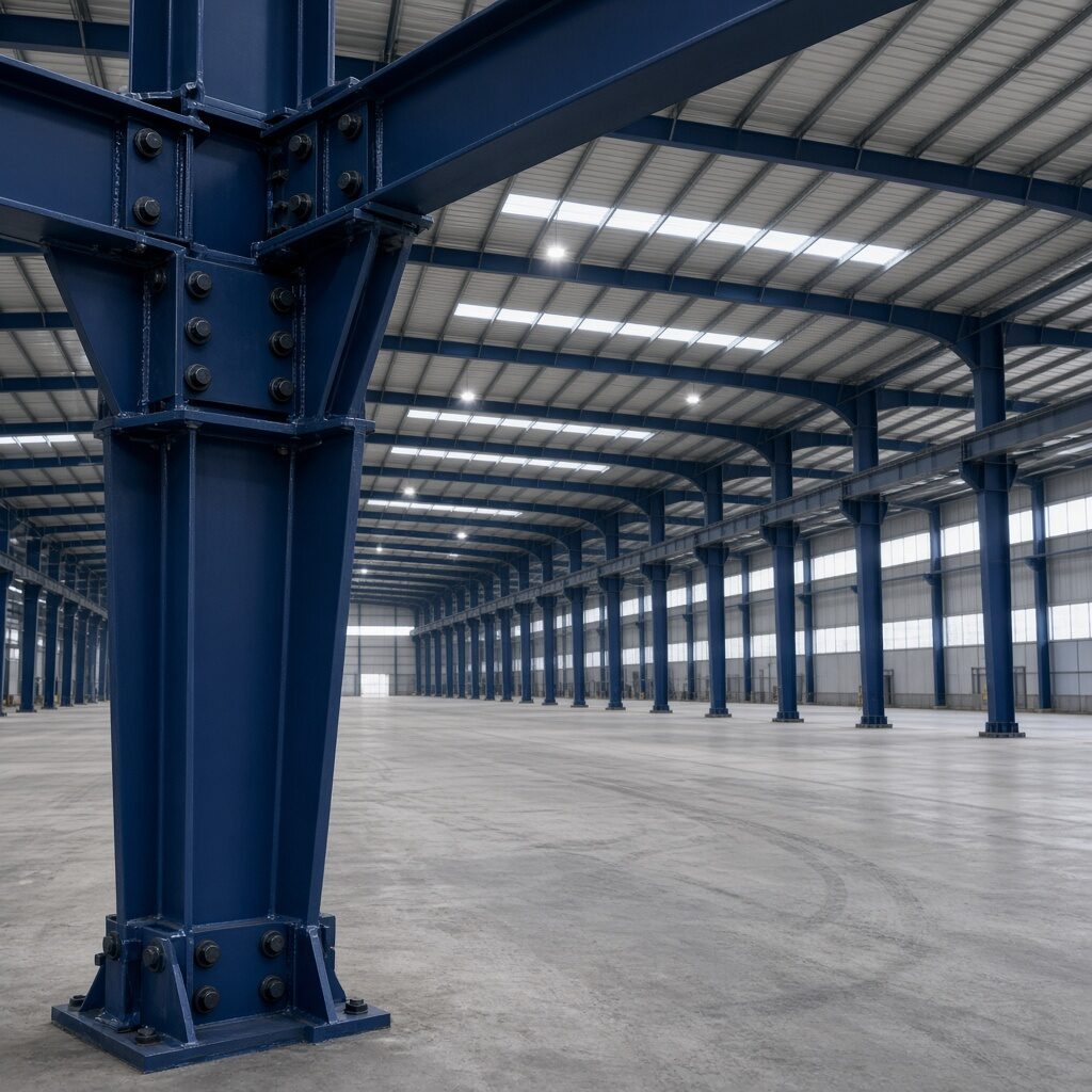 Industriehallen: Stahlkonstruktion für schwere Lasten – IGCP GmbH